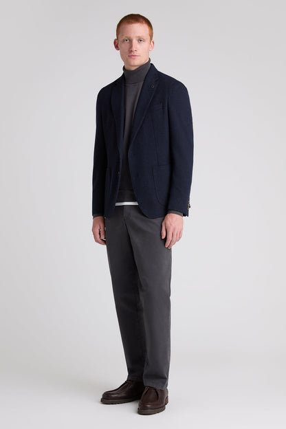Remus Uomo 12914 Antoni Slim Fit Wool Blend Jacket Navy — view 2