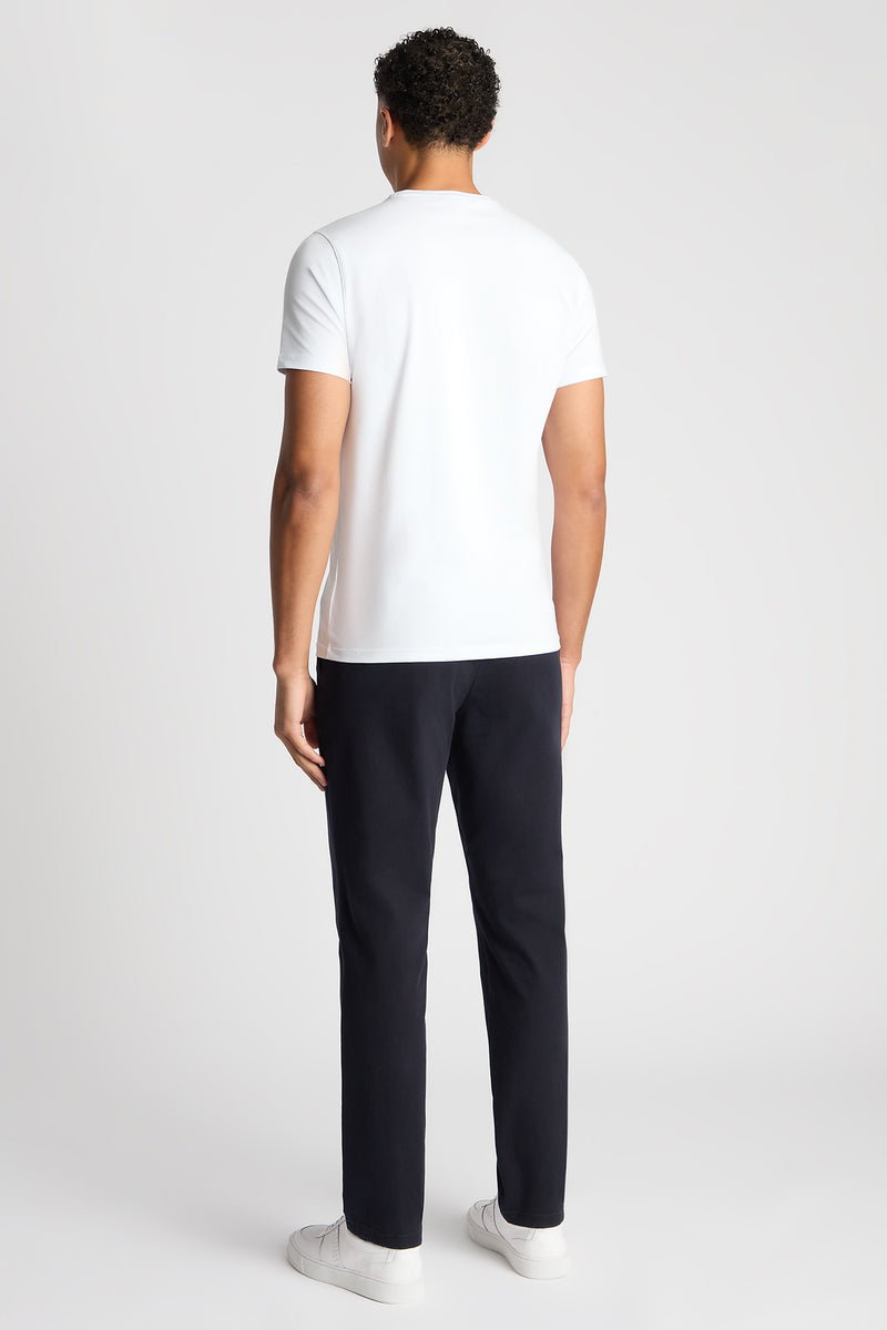Remus Uomo 62550 Emmett Slim Fit Cotton Stretch Chino Navy — view 3