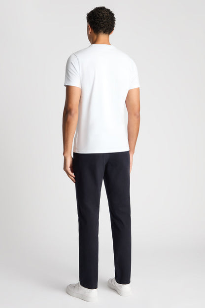 Remus Uomo 62550 Emmett Slim Fit Cotton Stretch Chino Navy — view 3