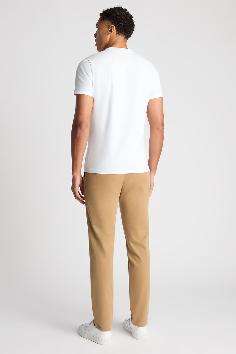 Remus Uomo 62550 Emmett Slim Fit Cotton Stretch Chino Camel — view 3