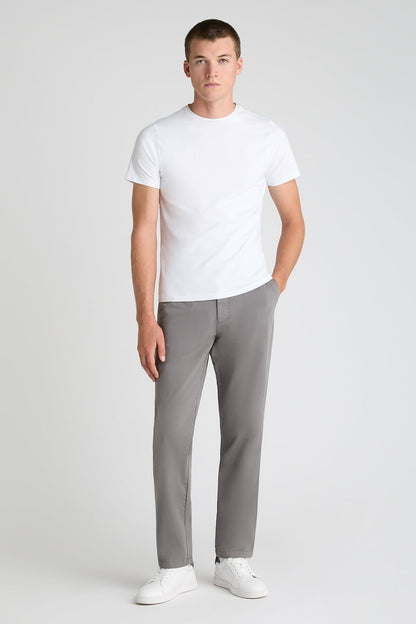 Remus Uomo 62550 Emmett Slim Fit Cotton Stretch Chino Grey — view 2