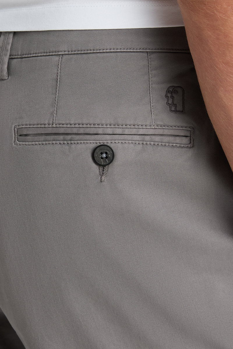 Remus Uomo 62550 Emmett Slim Fit Cotton Stretch Chino Grey — view 5