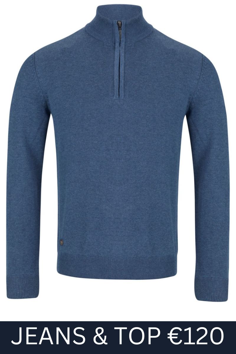 6th Sense Andrew 1/4 Zip Blue