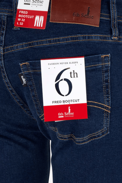 6TH Sense Fred Bootcut Jeans Night Blue