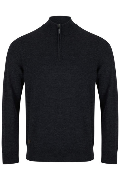 6th Sense Merino 1/4 Zip Grey