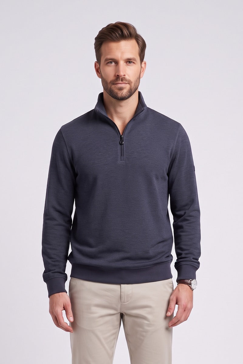 6th Sense Air Quarter Zip Top Navy
