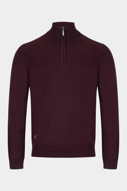 6th Sense Andrew 1/4 Zip Wine