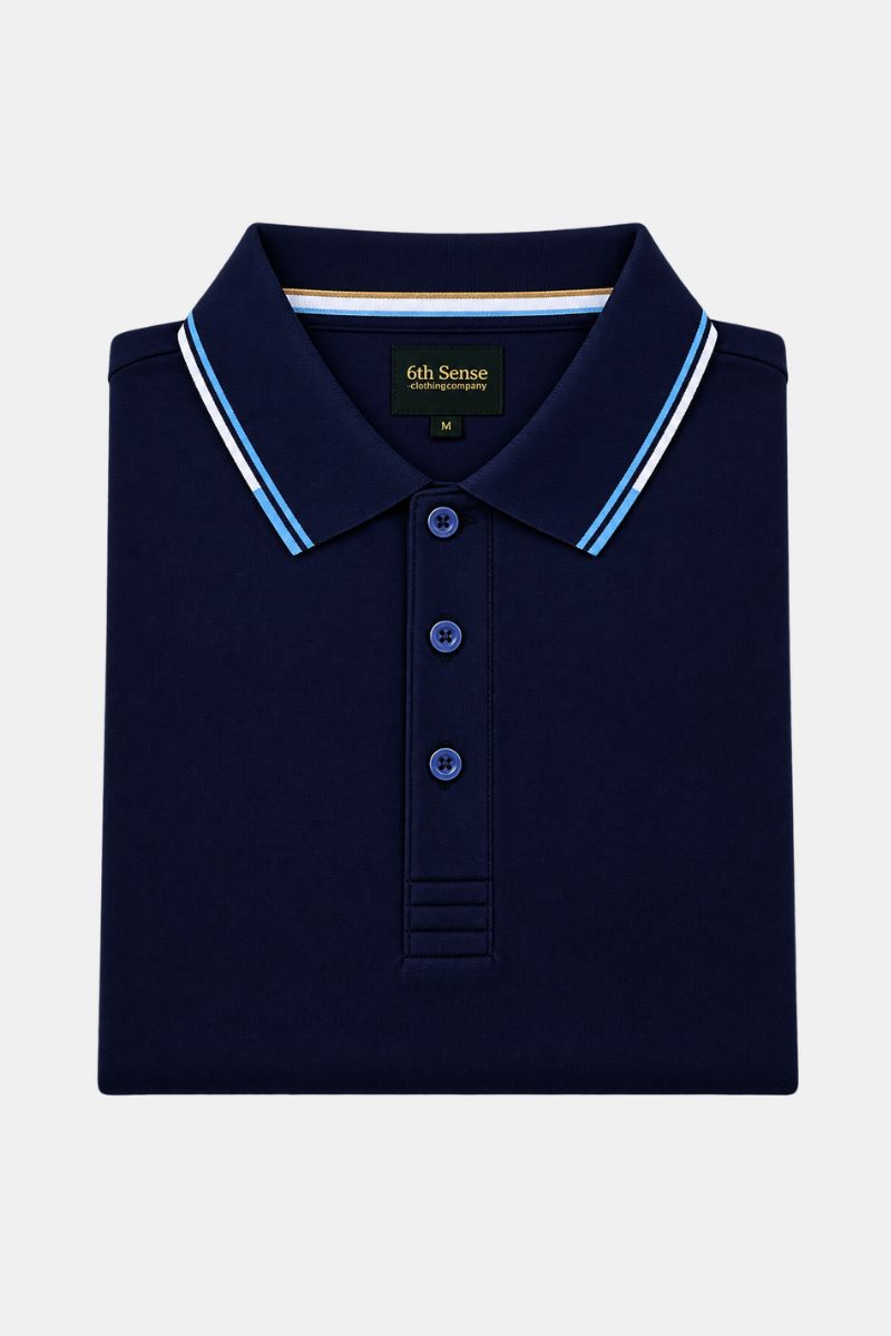 6Th Sense Astonish Polo Peacoat
