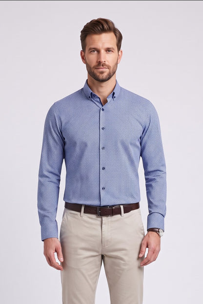 6th Sense Regular Fit Button-Down Performance Shirt 