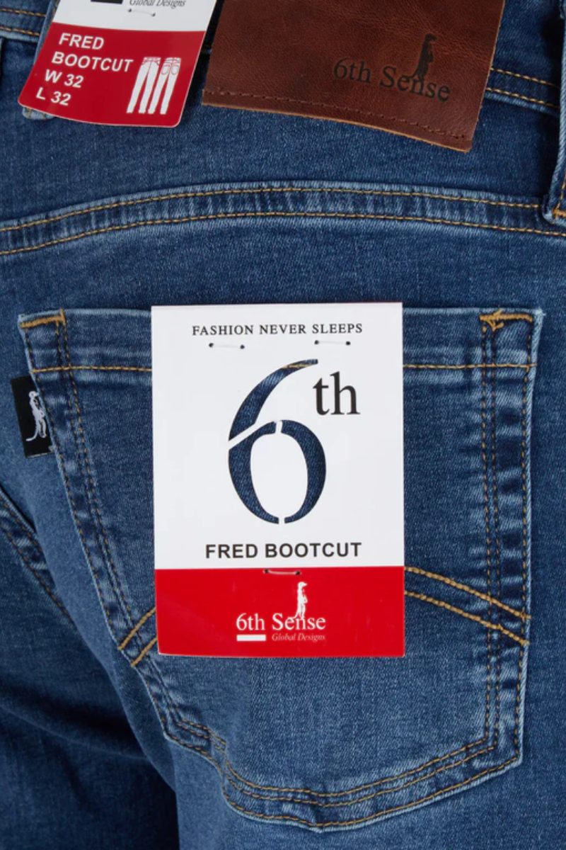 6th Sense Fred Bootcut Jeans Lightwash