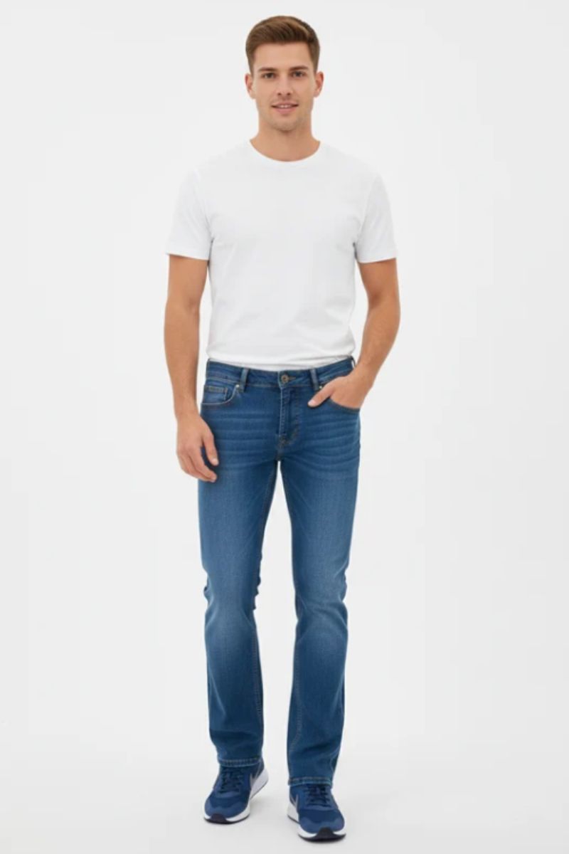 6th Sense Fred Bootcut Jean Midwash
