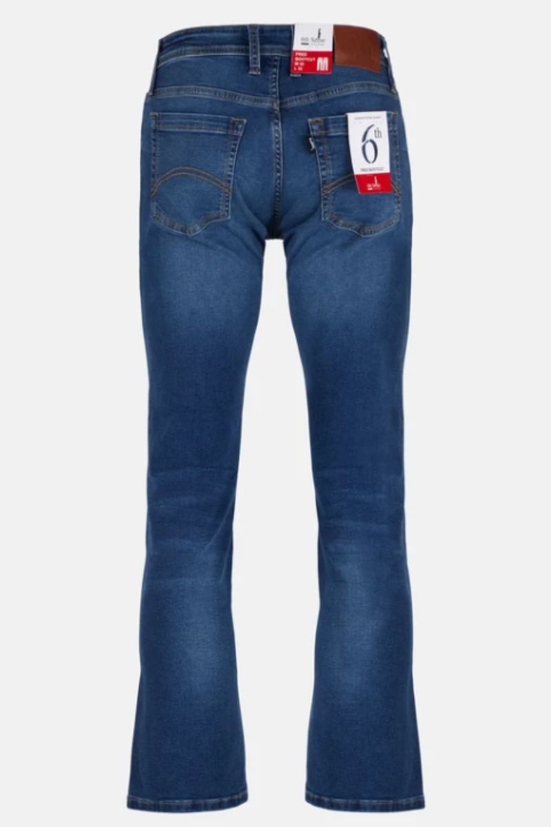 6th Sense Fred Bootcut Jean Midwash