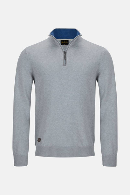 6th Sense Harry Quarter Zip Jumper Alloy