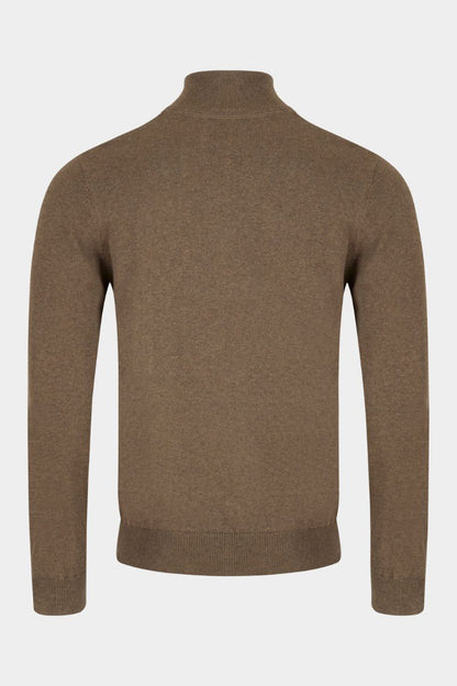 6th Sense Harry Quarter Zip Chestnut