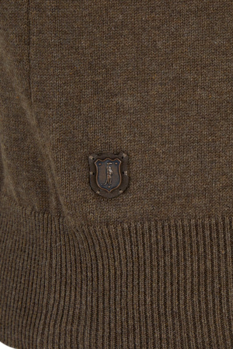 6th Sense Harry 1/4 Zip Chestnut