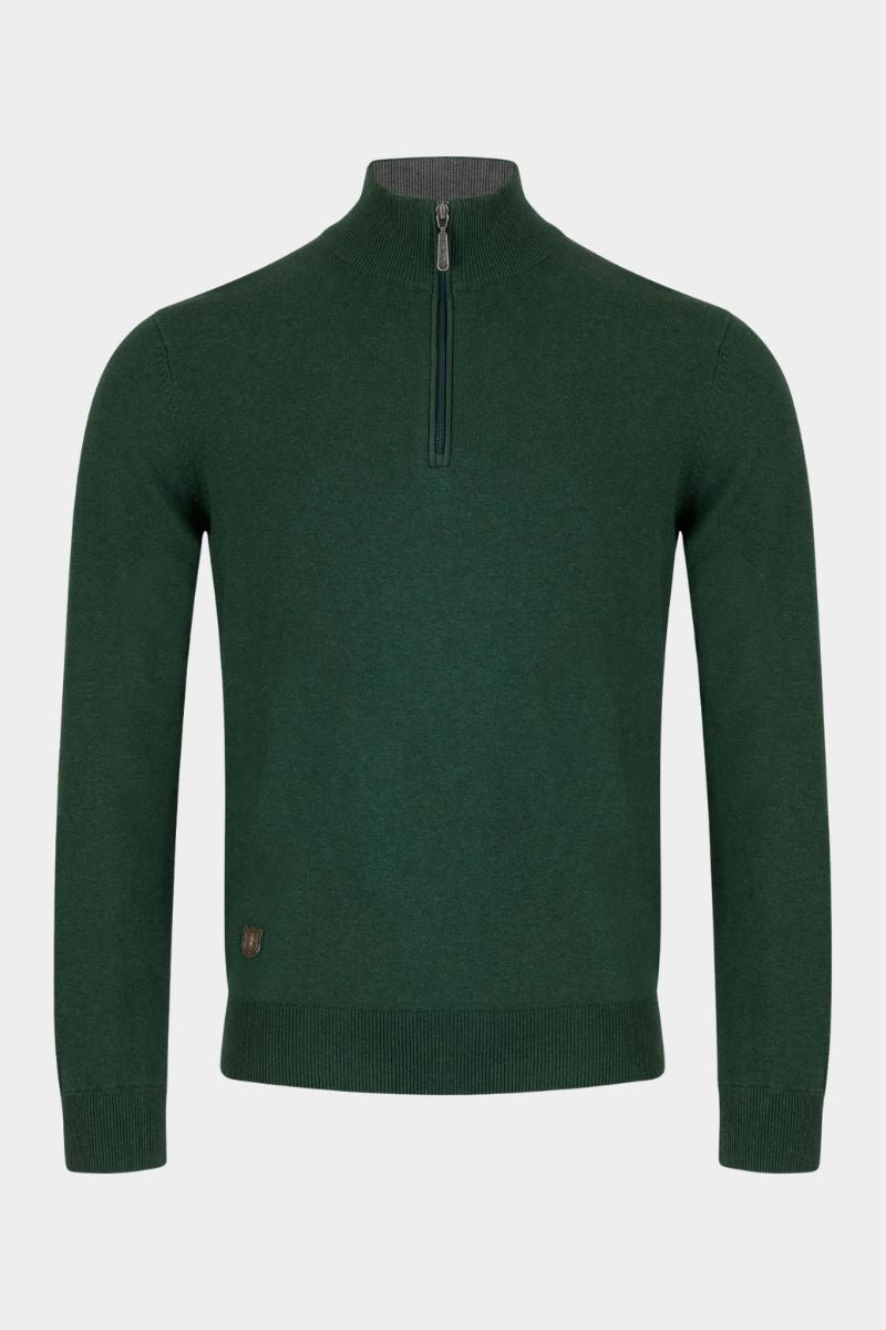 6th Sense Harry Quarter Zip Green