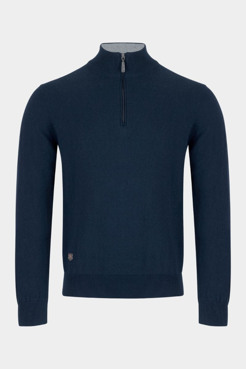 6th Sense Harry Quarter Zip Indigo
