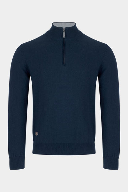 6th Sense Harry Quarter Zip Indigo