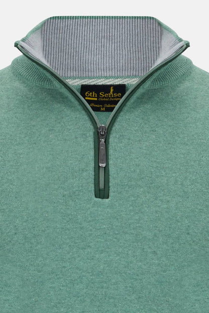 6th Sense Harry Quarter Zip Peppermint