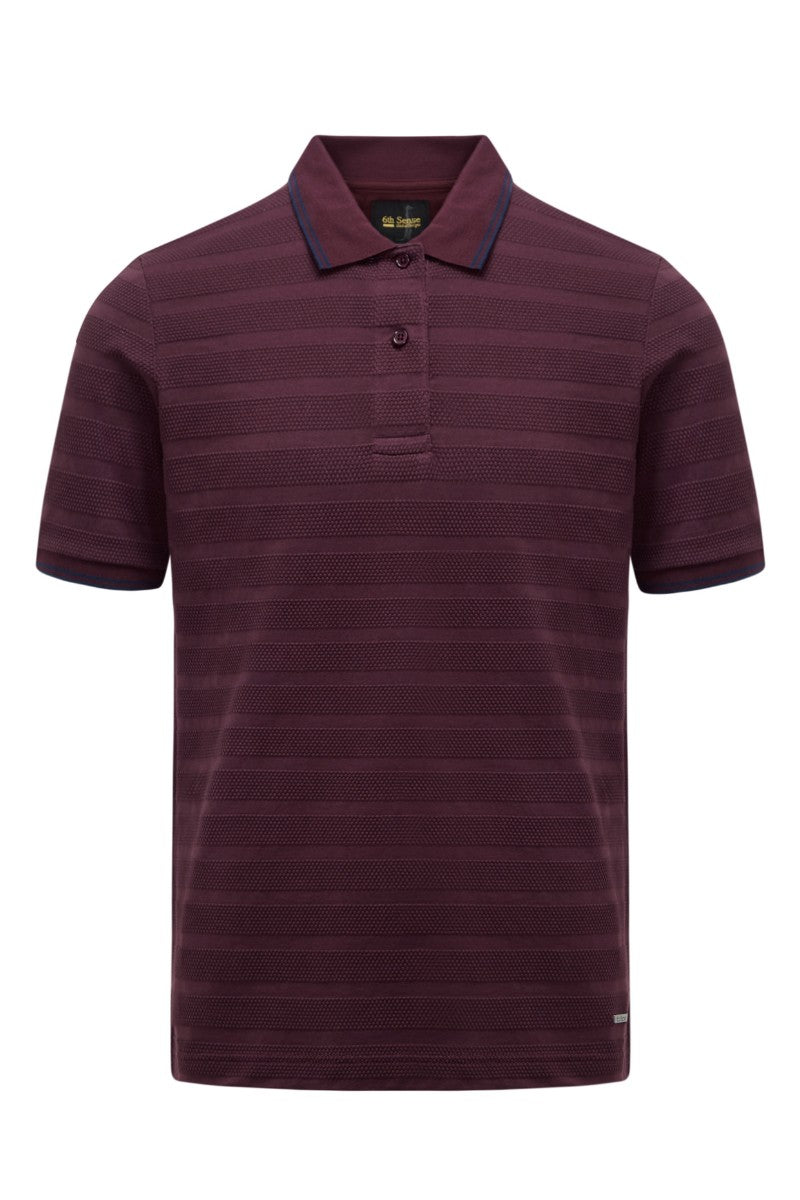 6th Sense Heaven Poloshirt Wine