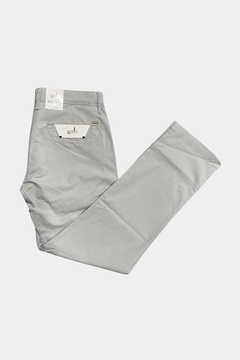 6TH Sense Kansas Grey Print Chino (34/32)