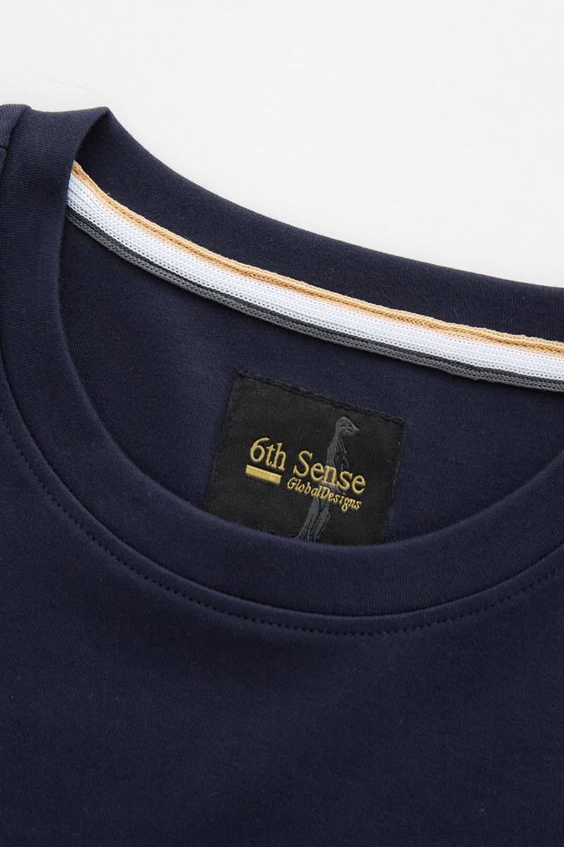 6th Sense Liquid T-Shirt Peacoat