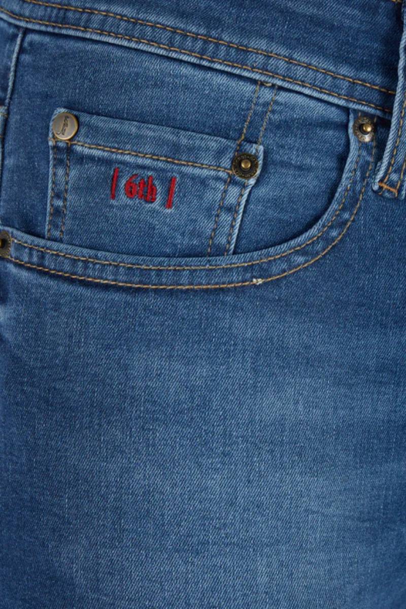 6th Sense Nevada Straight Fit Jean Lightwash