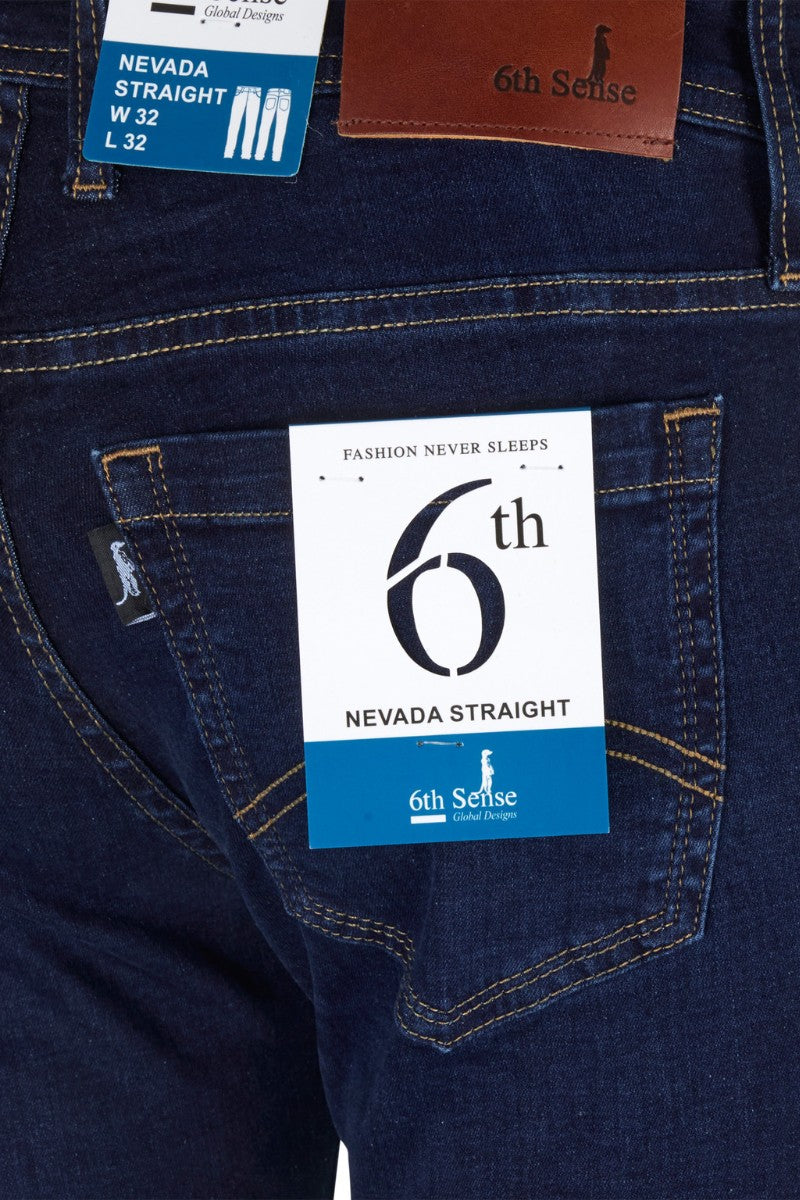 6th Sense Nevada Straight Fit Jean Prussian