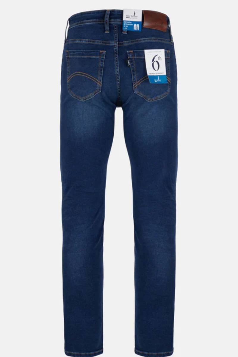 6th Sense Nevada Straight Fit Jean Wash 