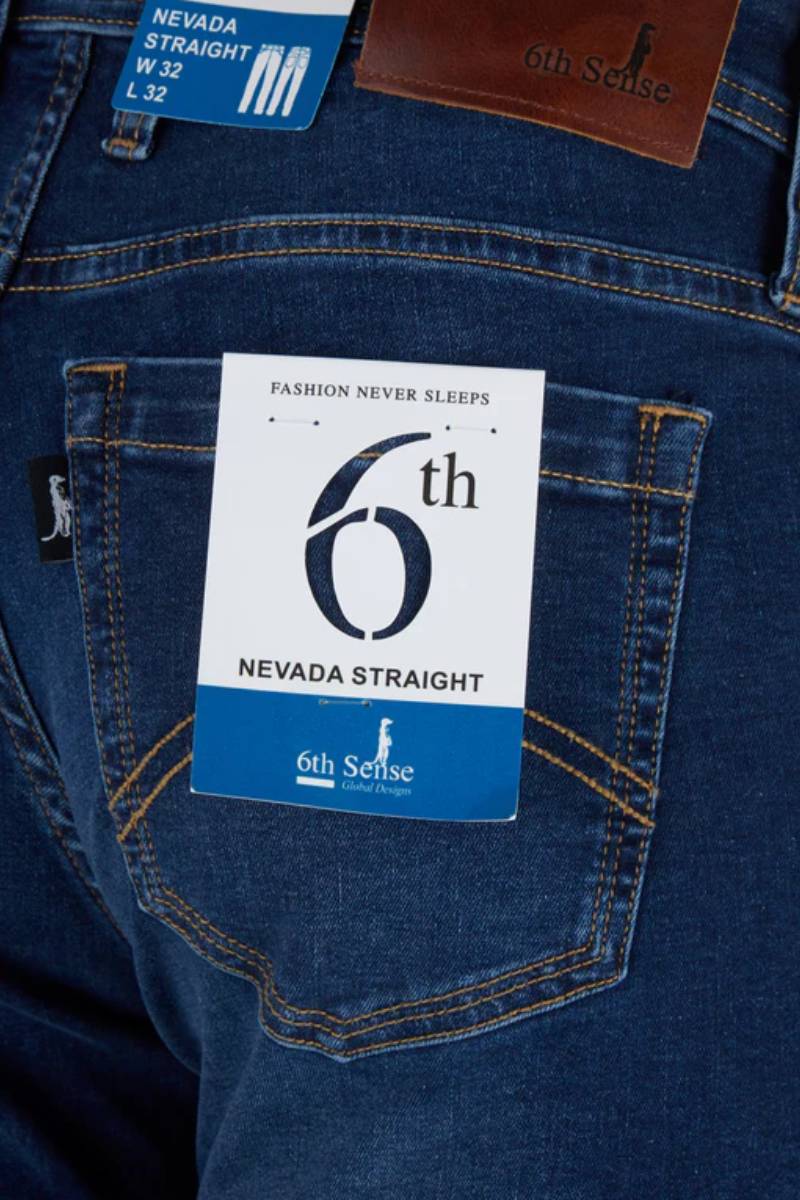 6th Sense Nevada Straight Fit Jean Wash 