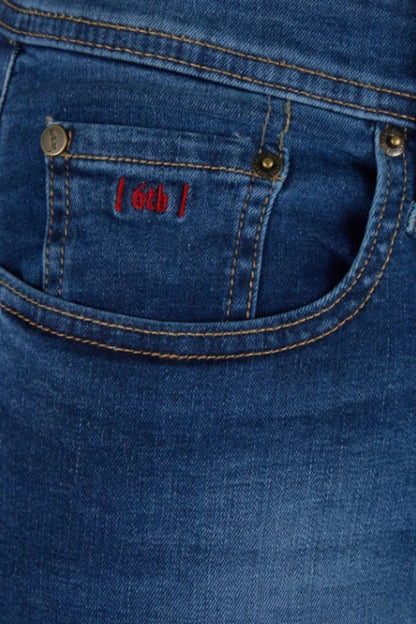 6TH Sense Nevada* Straight Fit Jeans Midwash