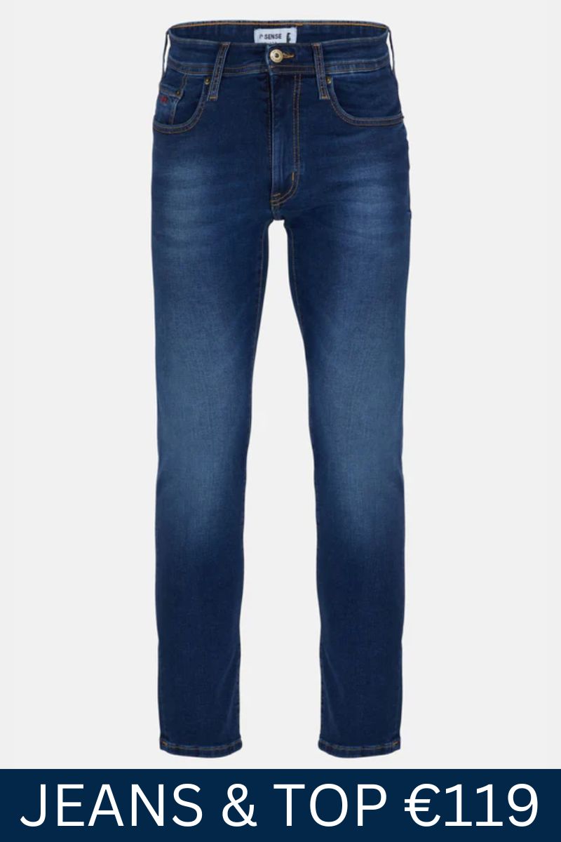 6th Sense Nevada Straight Fit Jean French Navy