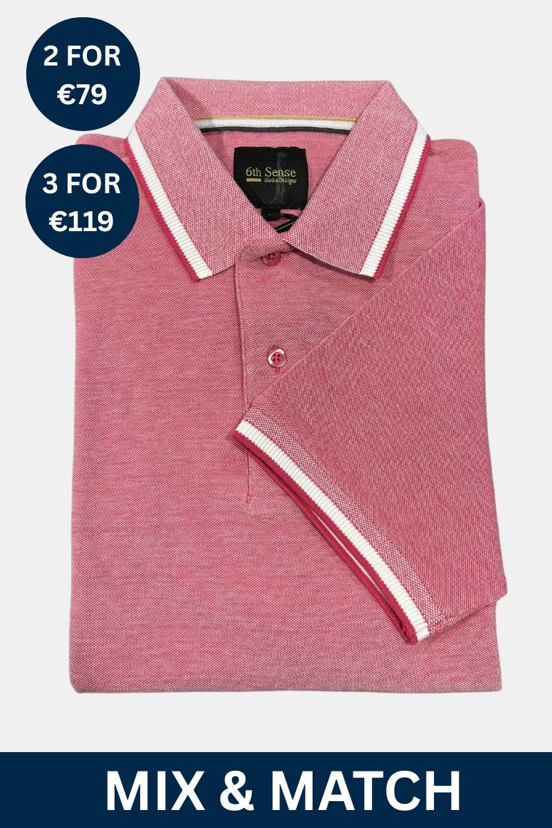 6th Sense Nova Poloshirt Carmine