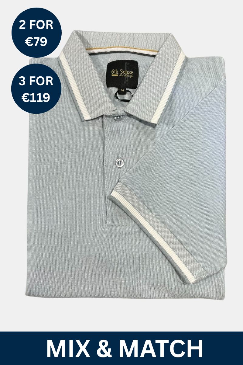 6th Sense Nova Poloshirt Fog