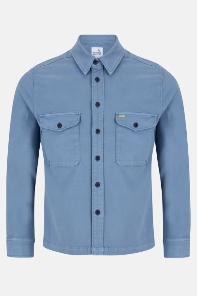 6TH Sense Overshirt Blue Grey