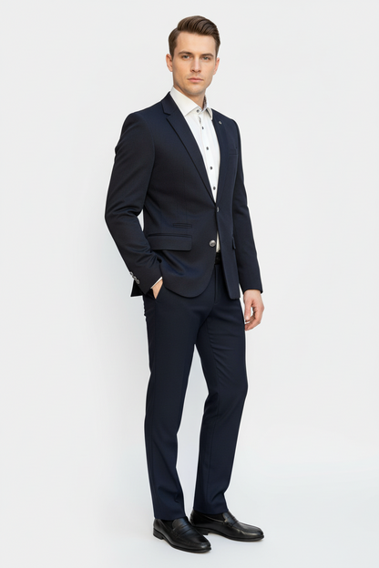 6Th Sense Slim Fit Quest Jacket Navy