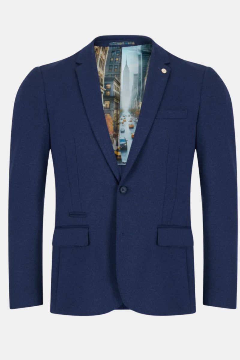 6th Sense Shadow Jacket Denim Blue
