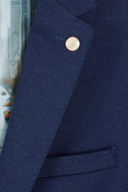 6th Sense Shadow Jacket Denim Blue