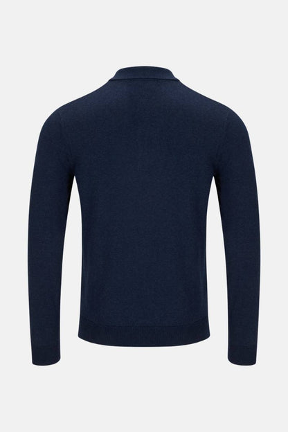 6TH Sense Super 3 Button Polo Navy
