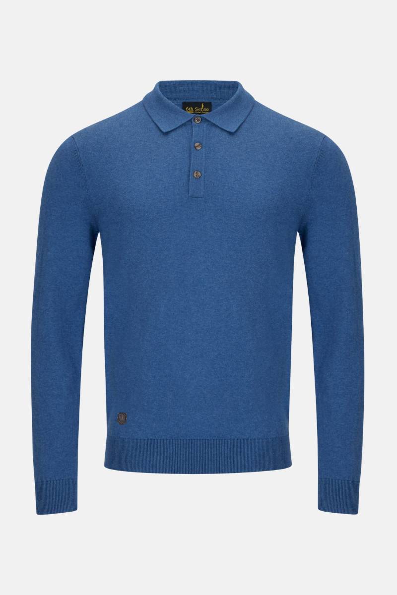 6TH Sense Super 3 Button Polo True Blue