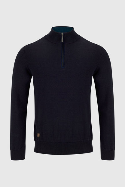 6th Sense Tropic Quarter Zip Jumper Reed