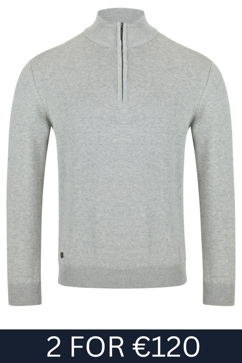 6th Sense Andrew 1/4 Zip Grey