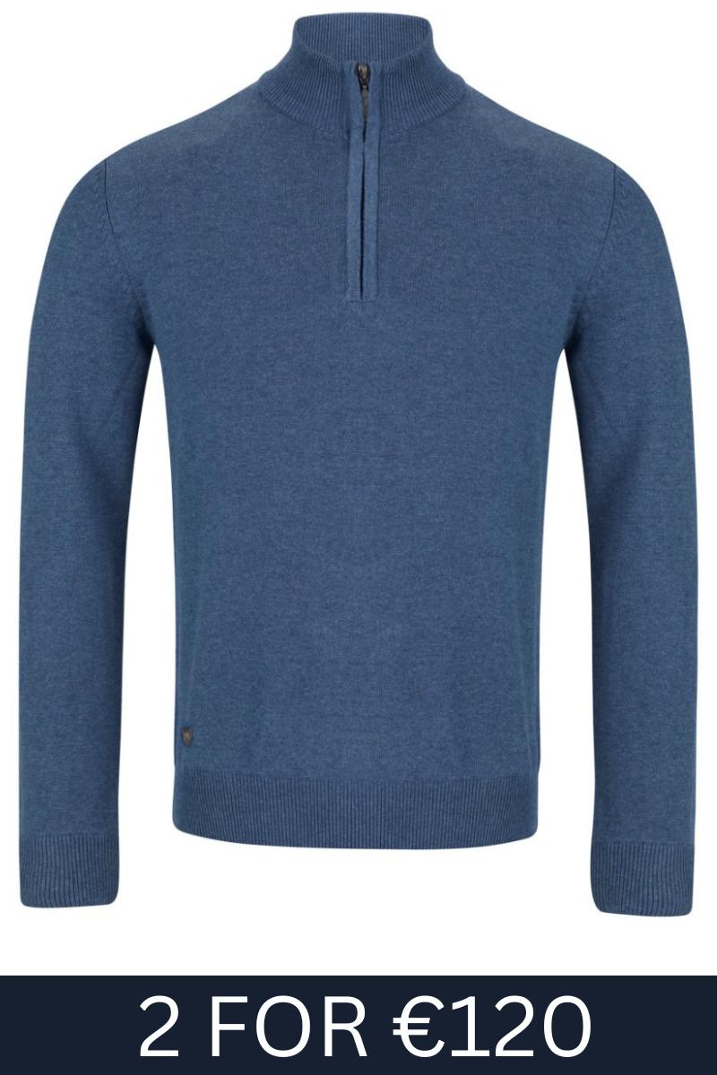 6th Sense Andrew 1/4 Zip Blue