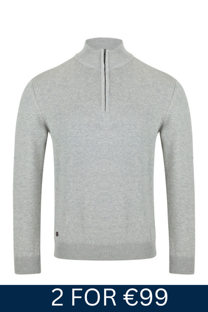 6th Sense Andrew 1/4 Zip Grey