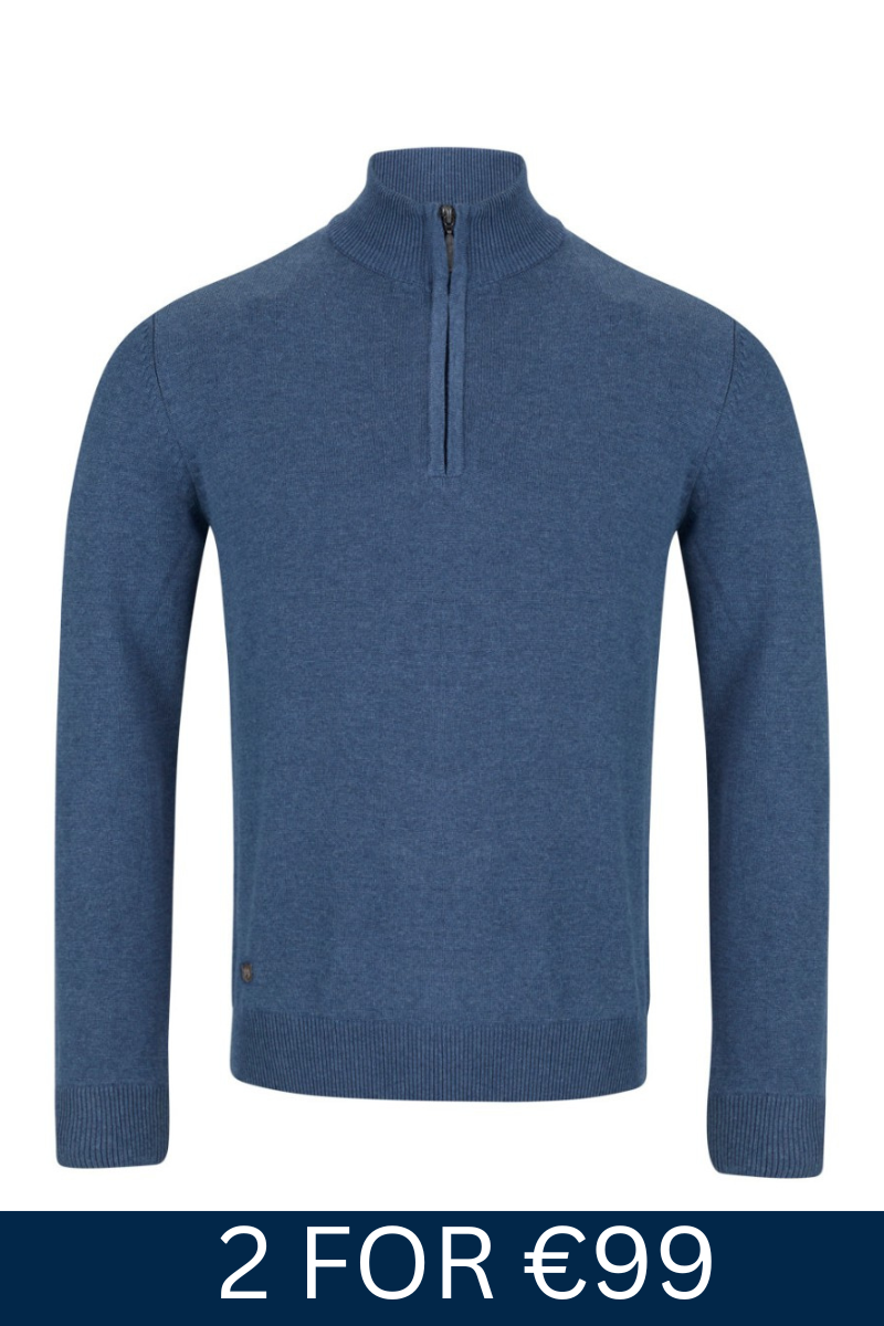 6th Sense Andrew 1/4 Zip Blue