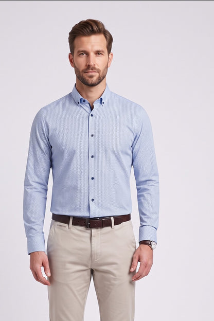 6th Sense Regular Fit Button-Down Performance Shirt 