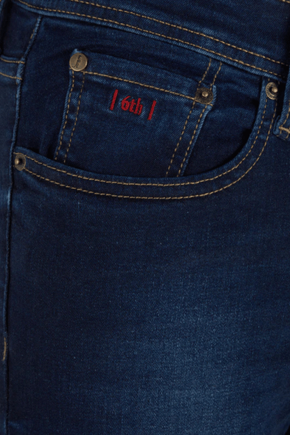 6th Sense Nevada Straight Fit Jean Blue Black