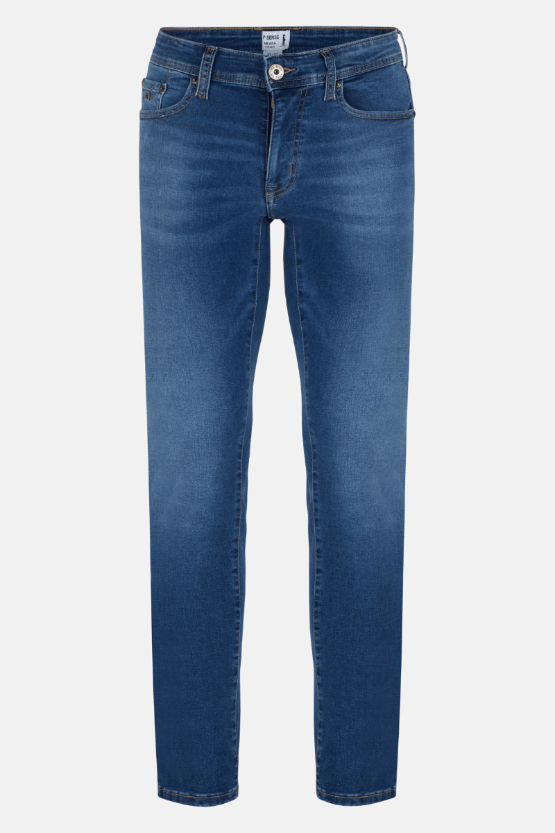 6th Sense Nevada Straight Fit Jean Light Wash