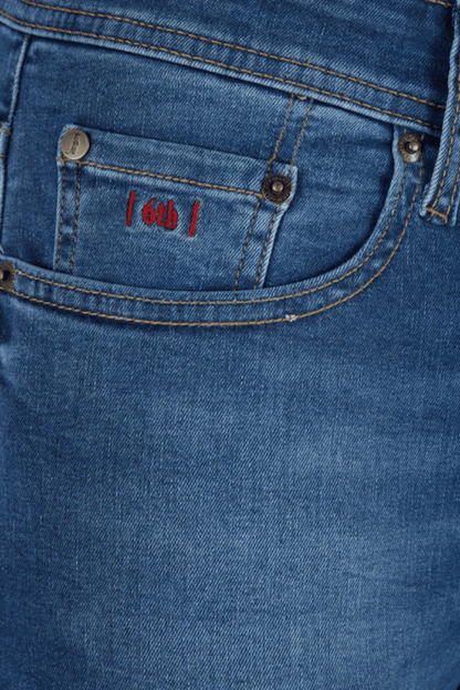 6th Sense Nevada Straight Fit Jean Light Wash