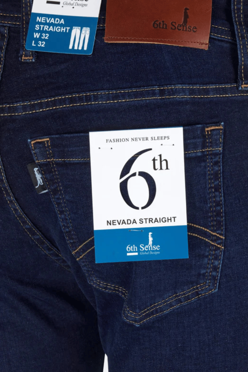 6th Sense Nevada Straight Fit Prussian Jeans